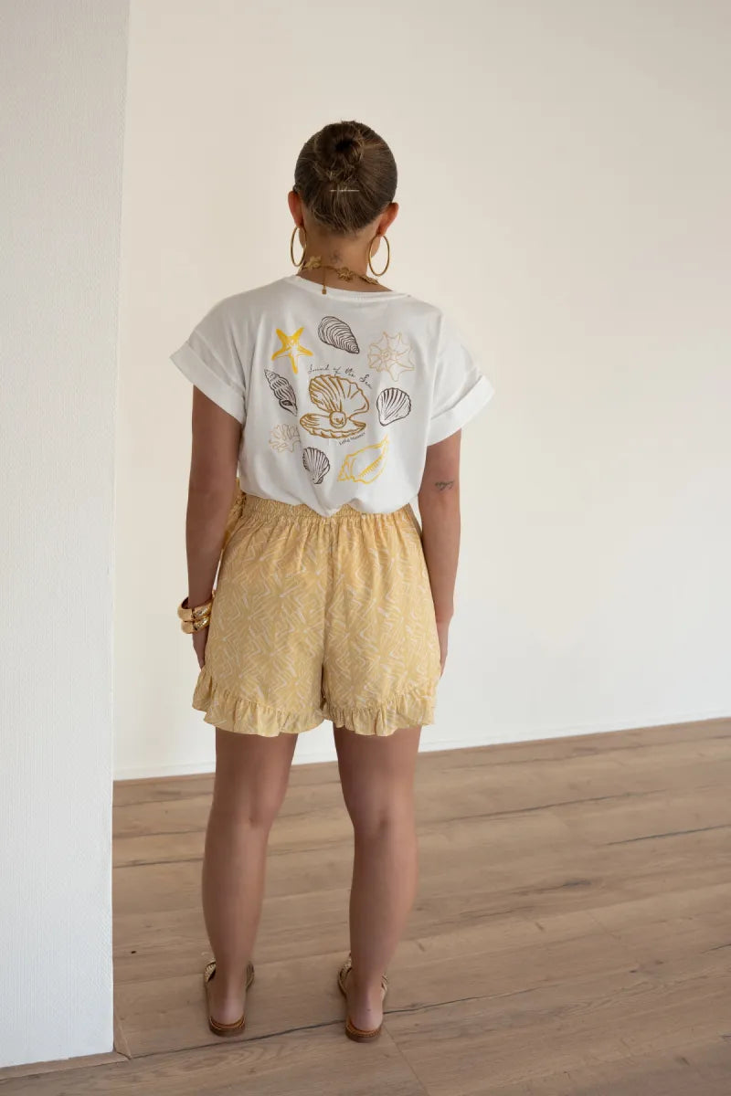 Lofty Manner T-shirt Nora Creme