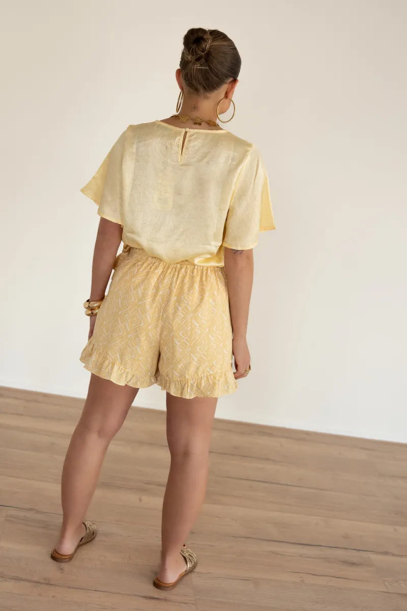 Lofty Manner Blouse Sami Butter Yellow