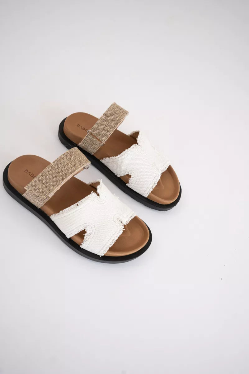 Babouche Bidi-146 Beige Taupe Sandal
