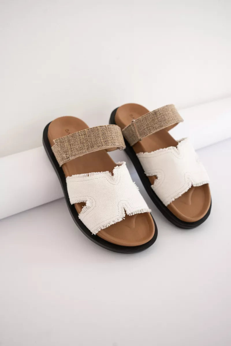 Babouche Bidi-146 Beige Taupe Sandal