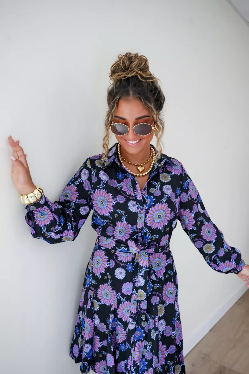 Lofty Manner Dress Lilla Multi Flower