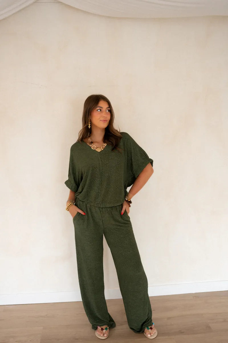 Lofty Manner Pant Mea Army Green