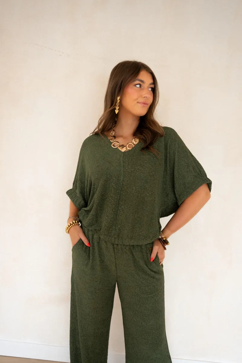 Lofty Manner Top Hima Army Green