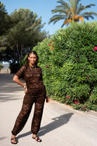  Riu Lace Set Brown