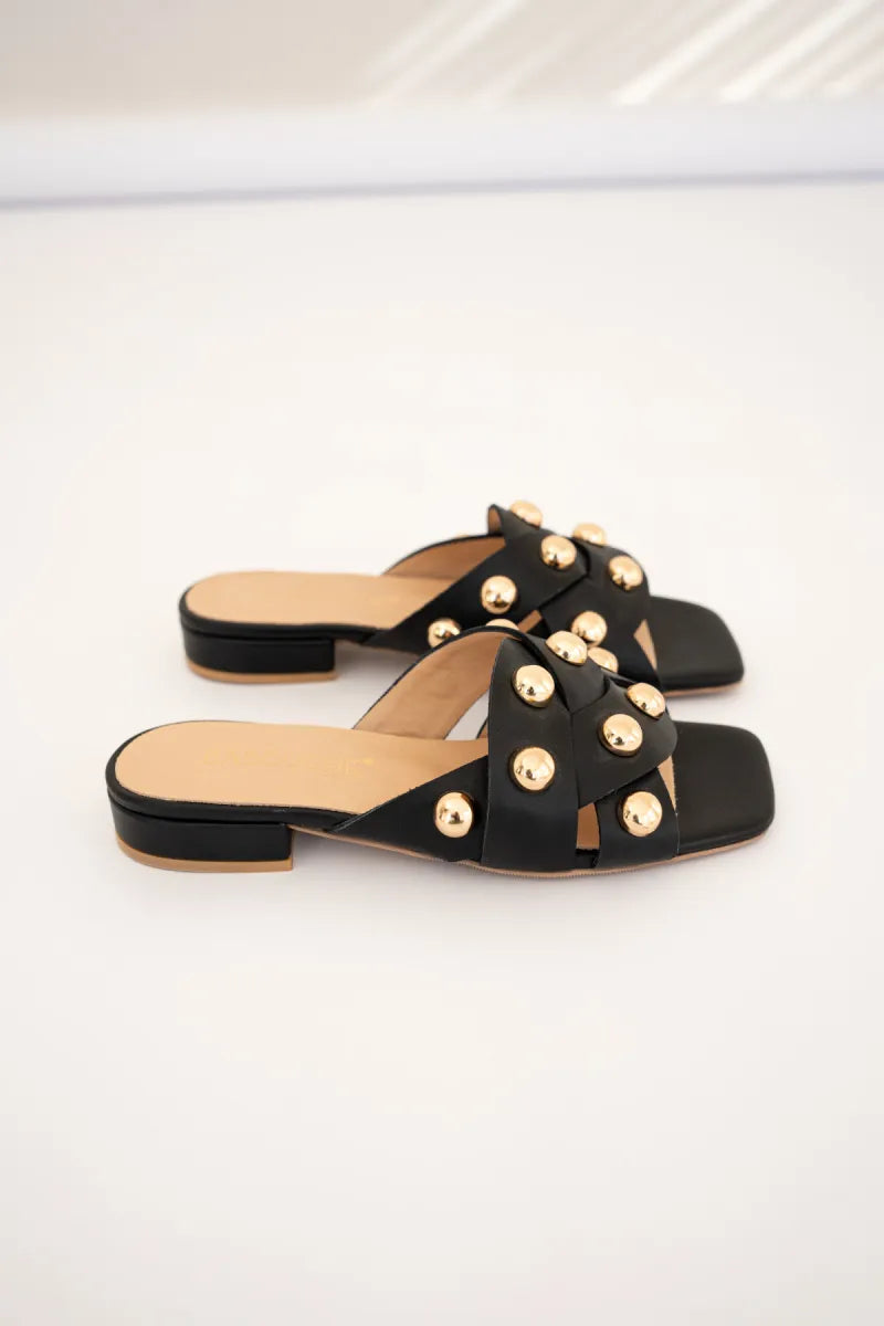  Babouche Sandal G-Sabien-1 Black
