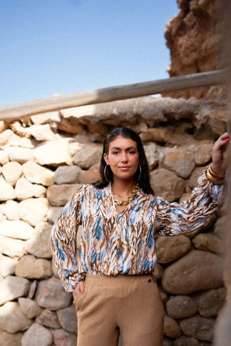  Lofty Manner Top Veerle Multi Color