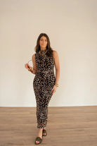  Bibi Dress Leo Black