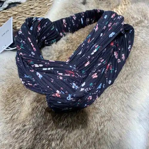 ICHI FLOWER HAARBAND BLUE