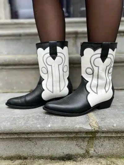 Dwrs Cardiff Black White Western - Afbeelding 3