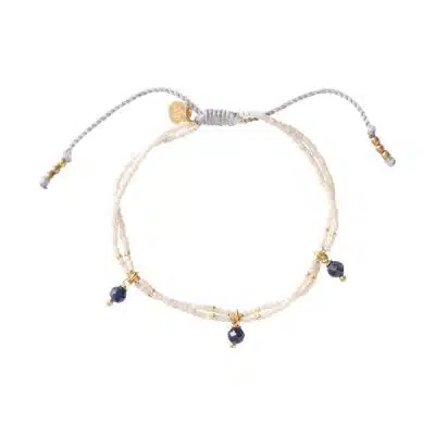 A Beautiful Story Honor Lapis Lazuli Gold Colored Bracelet