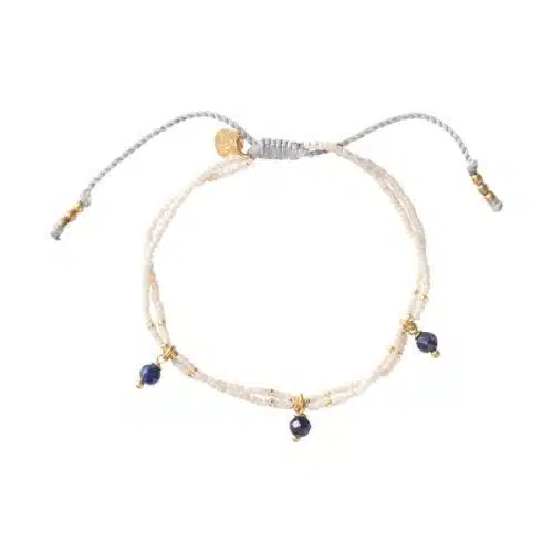 A Beautiful Story Honor Lapis Lazuli Gold Colored Bracelet
