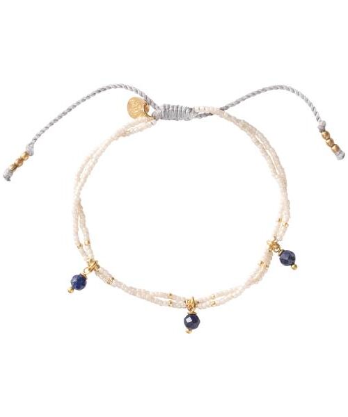 A Beautiful Story Honor Lapis Lazuli Gold Colored Bracelet