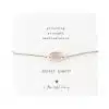 A Beautiful Story Smokey Quartz Armband Silver