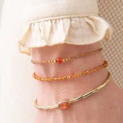 A Beautiful Story Iris Carnool Goud Armband - Afbeelding 3