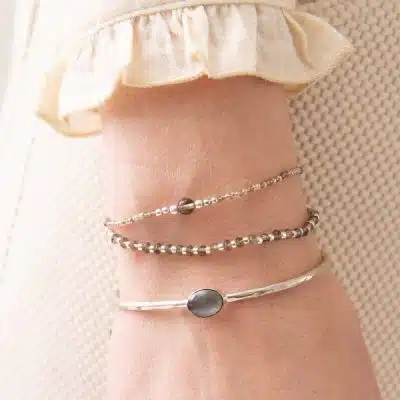 A Beautiful Story Iris Card Smokey Quartz SC Bracelet - Afbeelding 3