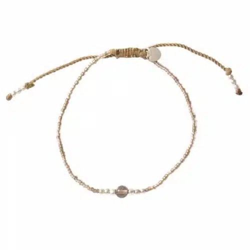 A Beautiful Story Iris Card Smokey Quartz SC Bracelet
