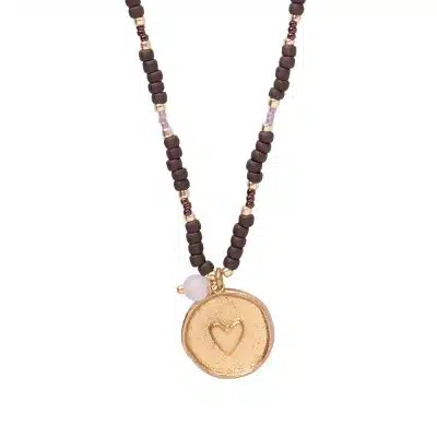 A Beautiful Story Caring Rose Quartz Necklace GC - Afbeelding 2