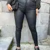 Xammie Coated Jeans Black