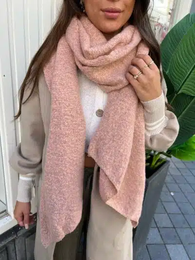 Cosy Scarf Soft Pink - Afbeelding 2