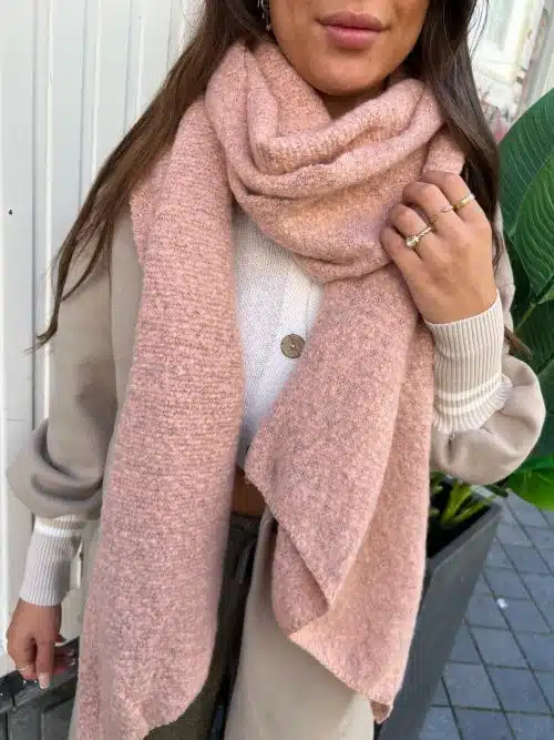 Cosy Scarf Soft Pink