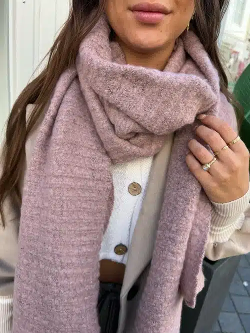 Cosy Scarf Old Pink