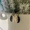 Festive Earrings Black
