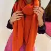 Cosy Scarf Red Coral