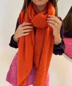 Cosy Scarf Red Coral