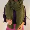 Cosy Scarf Structured Khaki