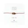 A Beautiful Story Edelsteenkaart Tijgeroog Goud Armband