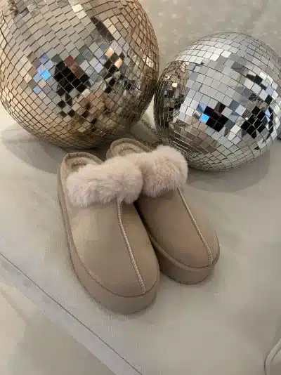 Beige Sloffen - Afbeelding 2