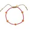 A Beautiful Story Botanic Carneool Goudkleurige Armband