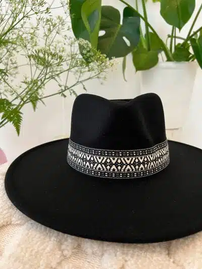 Cowboy Hat New Aztec Black - Afbeelding 2