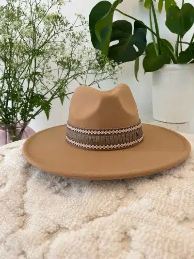 Cowboy Hat Aztec Camel