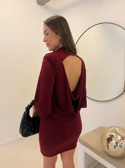 Luna Dress Bordeaux