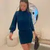 Luna Dress Petrol