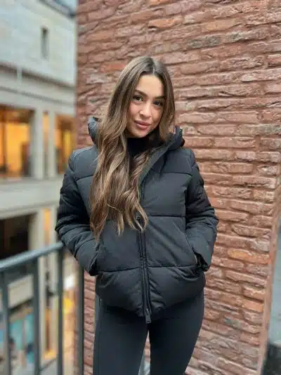 Short Puffer Coat Black - Afbeelding 16