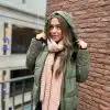 Short Puffer Coat Khaki