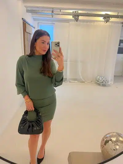 Luna Dress Khaki - Afbeelding 4