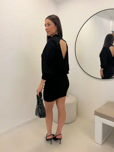 Luna Dress Black - Afbeelding 8