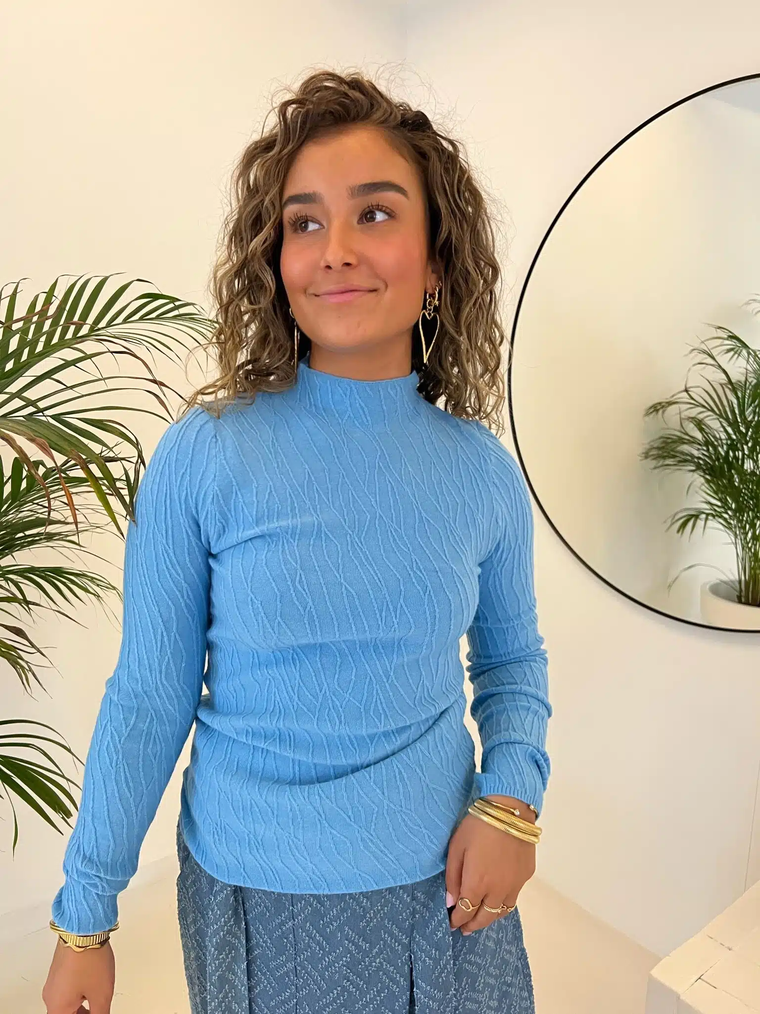 Lofty Manner Sweater Fleur Blue - Afbeelding 3