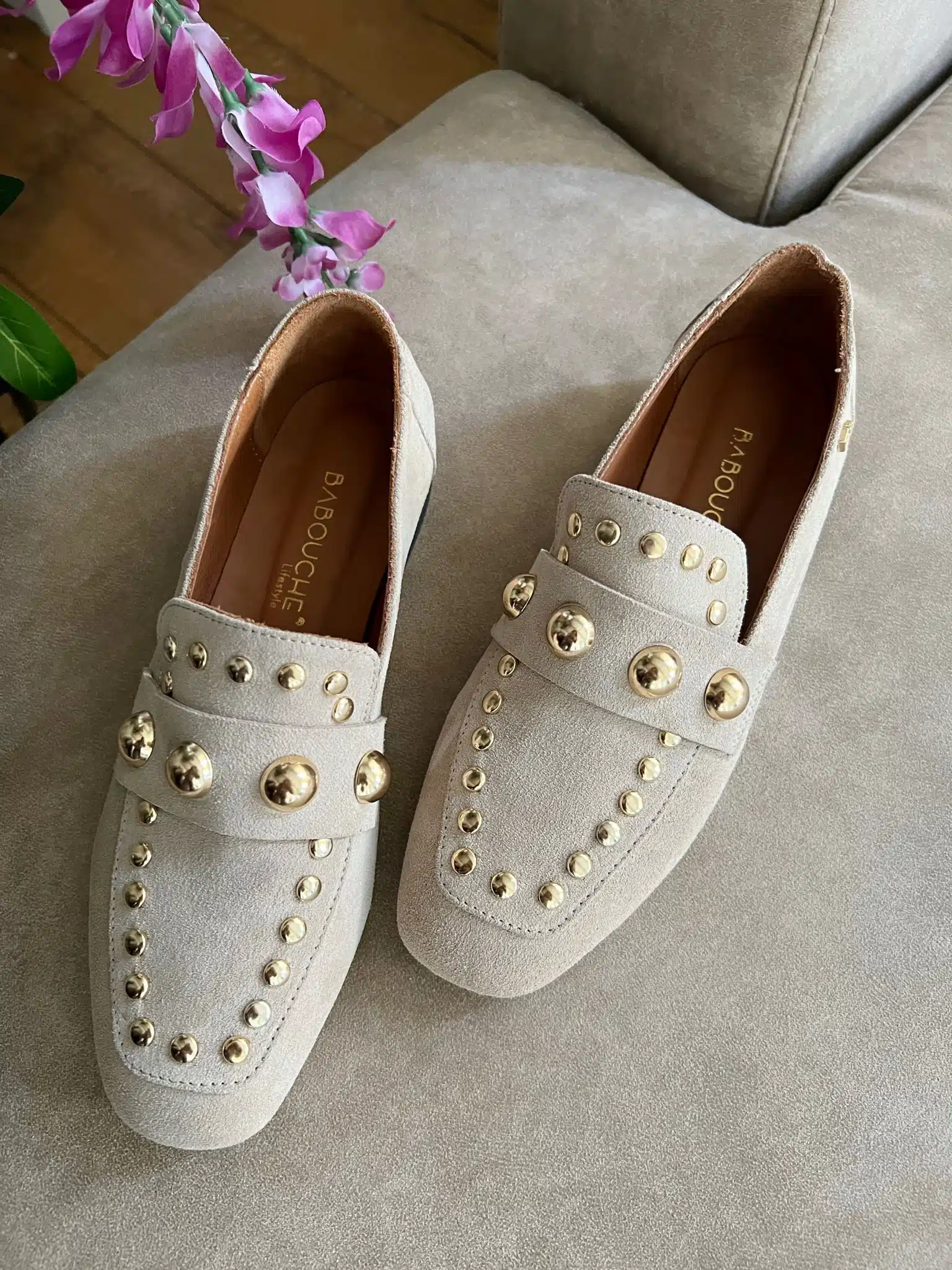 Babouche Loafer Beige G-Kick-2 - Afbeelding 2