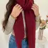 Cosy Scarf New Red Wine