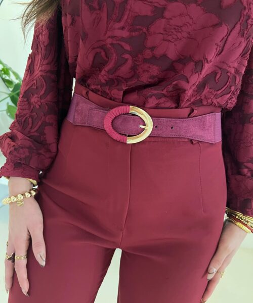 Rowina Belt Bordeaux