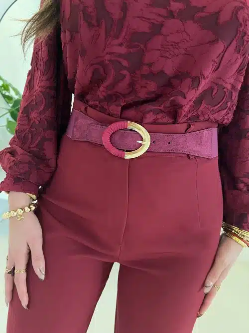 Rowina Belt Bordeaux