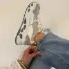 Dwrs Neptunus Denim Champagne Grey Sneaker