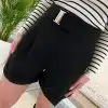 Nina Tweed Short Black