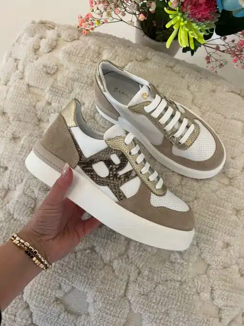 Babouche Sneaker Melle-1 Beige