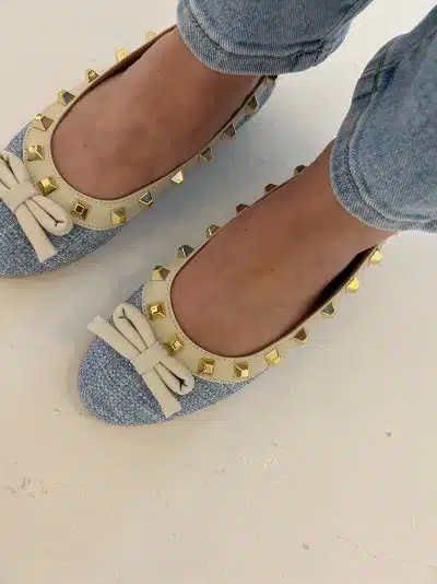 Babouche Ballerina Light Blue G-Melike-72