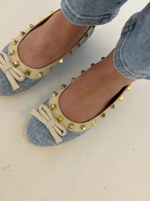 Babouche Ballerina Light Blue G-Melike-72